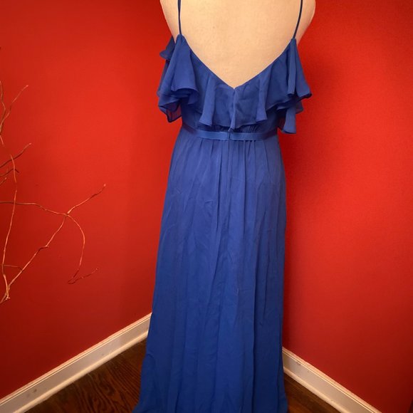 David's Bridal Formal Gown size 6 blue - Picture 5 of 6